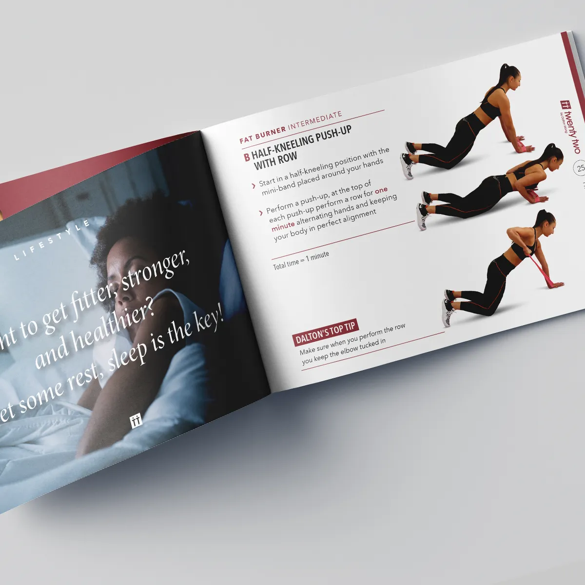 Training course brochure design for Twenty Two Training for Dalton Wong
