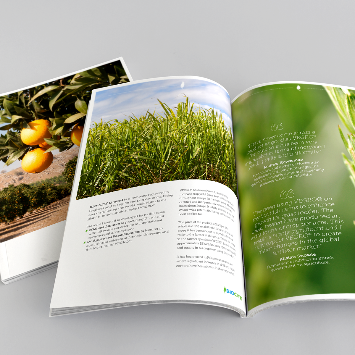 Brochure design for Biocite